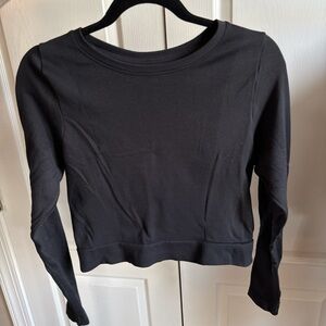 All in Motion Black Long Sleeve Top